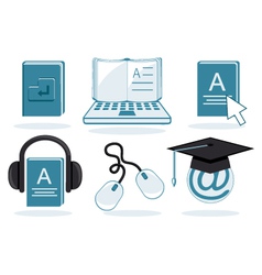 Electronic Education vector image