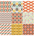 Retro seamless pattern vector image