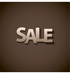 Clearance sale Retro type font EPS10 vector image