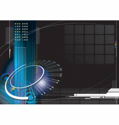 High-tech infinity vector image