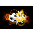Football stars vector image