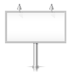 White Bilboard vector image