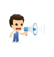 Funny cartoon mechanic vector image