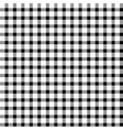 Seamless retro white-black square tablecloth vector image