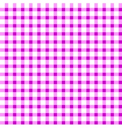Seamless retro white-pink square tablecloth vector image