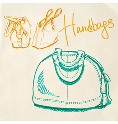 Handbags vector image