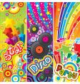 Party banners vector image