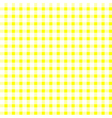 Seamless retro white-yellow square tablecloth vector image