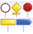 Traffic signs vector image