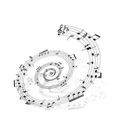Notes lines vector image