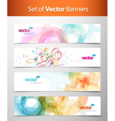 Web headers vector image