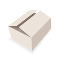 Cardboard box vector image
