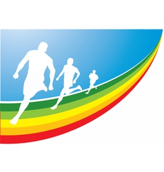 Runner vector image