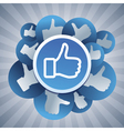 Social media concept vector image