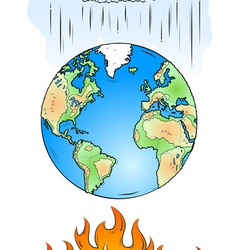 Earth cloud Earth cloud vector image