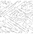 Maths seamless pattern EPS 8 vector image