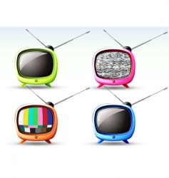 Cute television vector image
