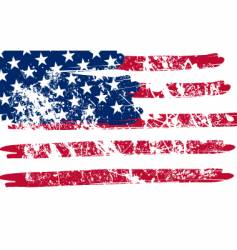 Grunge flag vector image