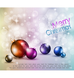 Christmas background vector image