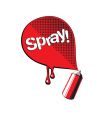Spray vector image