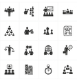 Management and Business Icons vector image