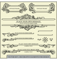 Calligraphic design elements vector image