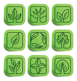 Eco labels vector image
