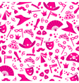Costumes pattern vector image