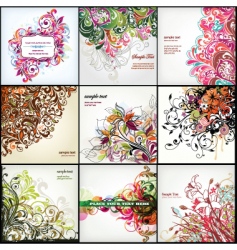 Floral graphics vector image