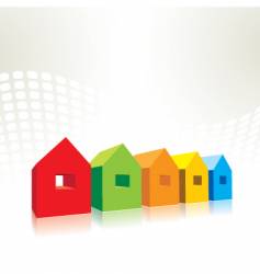 Houses vector image