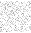 Maths seamless pattern EPS 8 vector image