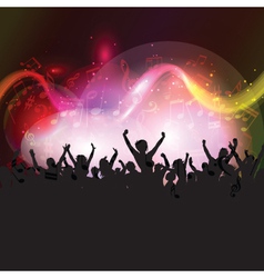 Excited audience vector image