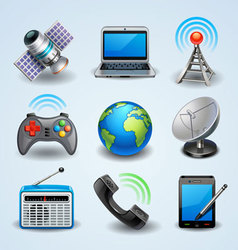 Communication icons Communication icons vector image