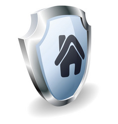 House shield concept vector image