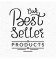 Best seller handwritten script vector image