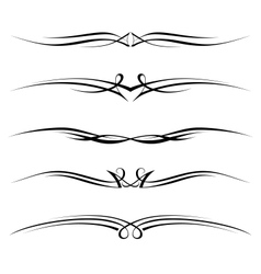 Decorative elements vector image