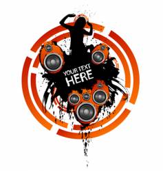 Party girl vector image