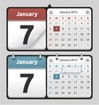 Calendar Set vector image