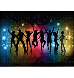 People dancing vector image