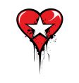 Love star vector image