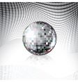 Disco ball vector image