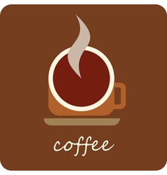 Coffee cup vector image