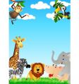 Animal cartoon vector image