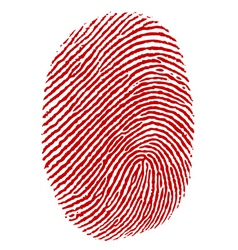 Thumb impression vector image