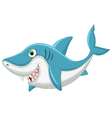 Cartoon shark vector image
