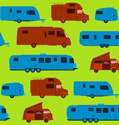 Seamless Caravan Pattern vector image