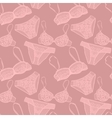 Hand drawn sexy lingerie set Hand drawn sexy lingerie set vector image