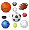 Sport balls vector image