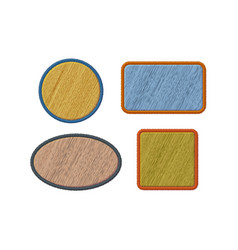 Chevron patches collection Chevron patches collection vector image
