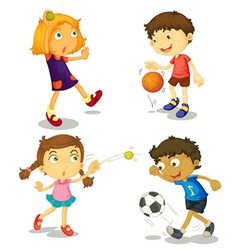 Kids vector image